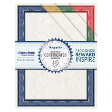Geographics Traditional Awards Certificates 60 lb