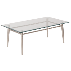 Ave Six Brooklyn Glass Top Table