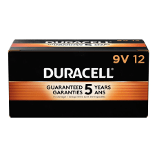Duracell Coppertop 9 Volt Alkaline Batteries