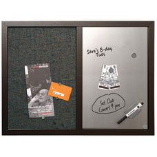 MasterVision Magnetic Dry Erase WhiteboardFabric Bulletin