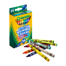 Crayola Washable Crayons Assorted Colors Pack
