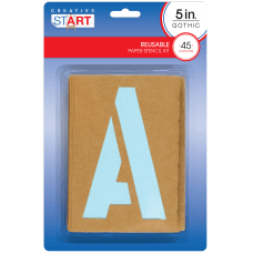 Creative Start Stencil Kit Reusable Paper