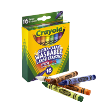 Crayola Washable Crayons Assorted Colors Pack