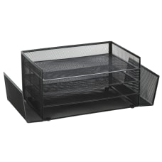 Brenton Studio Black Mesh 4 Shelf