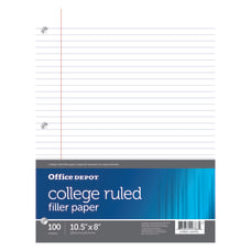 Office Depot Brand Filler Paper College