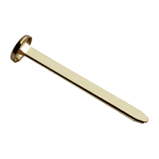 OfficeMax Solid Brass Plated Round Head