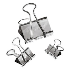 medium silver binder clips