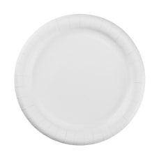 AJM Premium Coated Round Paper Plates