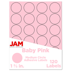 JAM Paper Circle Labels 1 23