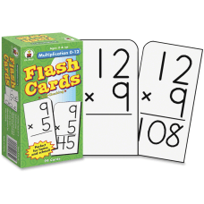 Carson Dellosa Flash Cards Multiplication 0