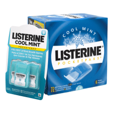 Listerine Cool Mint Pocketpacks Breath Strips
