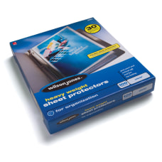 Wilson Jones Top Loading Sheet Protectors
