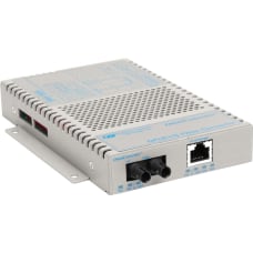 Omnitron OmniConverter 101001000 PoE Gigabit Ethernet