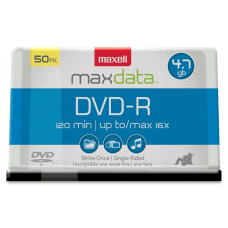 Maxell DVD R Recordable Media Spindle