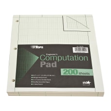 TOPS Engineers Computation Pad 8 12