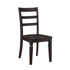 Whalen Furniture Kendal Wood Chair Gray