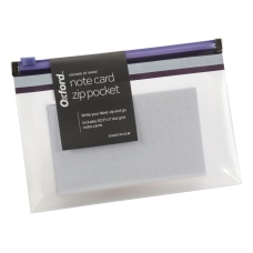 Oxford At Hand Note Card Zip