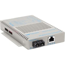Omnitron OmniConverter 10100 PoE Ethernet Fiber