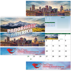 Panoramic America Wall Calendar Spiral