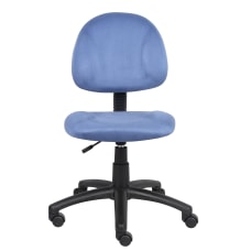 Boss Microfiber Task Chair Blue