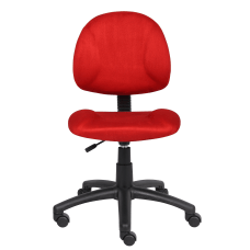 Boss Microfiber Task Chair Red