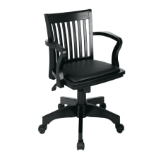OSP Designs Deluxe Bankers Chair Black
