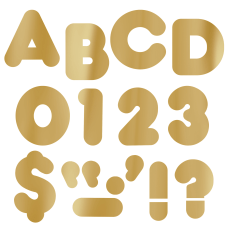 TREND Ready Letters Metallic Casual Uppercase