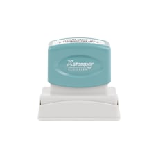 Custom ECO GREEN Xstamper Pre Inked