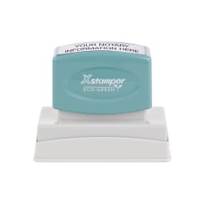 Custom ECO GREEN Xstamper Pre Inked