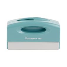 Custom ECO GREEN Xstamper Pre Inked