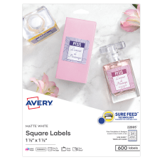 Avery Printable Blank Labels 22805 Square