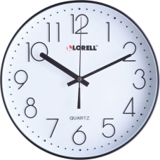 Lorell 12 Round Quiet Wall Clock