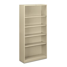 HON Brigade Steel Bookcase 5 Shelves