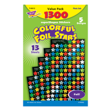 TREND superShapes Stickers Multicolor Foil Stars