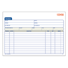 Adams Carbonless Invoice Books 2 Part