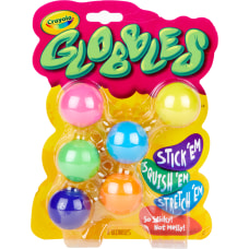Crayola Globble Squish Toys Assorted Colors