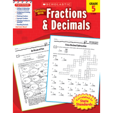 Scholastic Success With Fractions Decimals Workbook