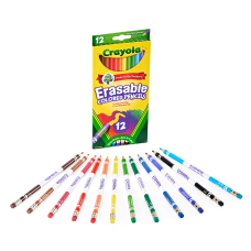 Crayola Erasable Colored Pencils Pack Of