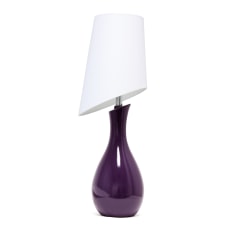Elegant Designs Curved Ceramic Table Lamp