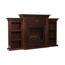 SEI Furniture Tennyson Electric Fireplace With