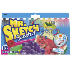 Mr Sketch Watercolor Markers Scented Assorted