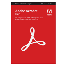 Adobe Acrobat Pro 12 Month Subscription