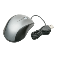 SKILCRAFT Optical Ergonomic Mouse BlackSilver AbilityOne