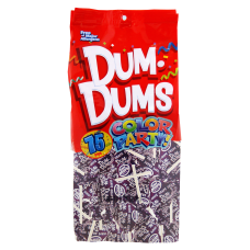 Dum Dums Grape Lollipops Party Purple
