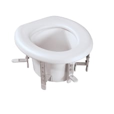 Medline Universal Raised Toilet Seat White