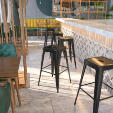 Flash Furniture Commercial Backless Bar Stool