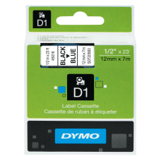 DYMO D1 45016 Black On Blue