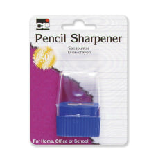 CLI Cone Receptacle Pencil Sharpener Plastic