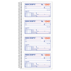 Adams Carbonless 2 Part Spiral MoneyRent