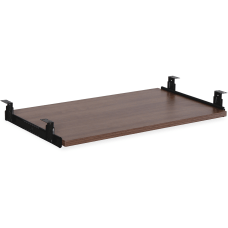 Lorell Laminate Universal Keyboard Tray Walnut